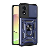 Oppo A38 Kılıf Magnetik Standlı Kamera Korumalı Sürgülü Vega Kapak