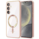 Samsung Galaxy S24 Kılıf Kross Magneticsafe Kapak + Ekran koruma + Kablo Koruma 