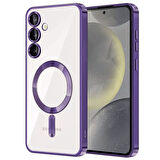 Samsung Galaxy S24 Kılıf Kross Magneticsafe Kapak + Ekran koruma + Kablo Koruma 