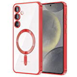 Samsung Galaxy S23 Plus Kılıf Kross Magneticsafe Kapak + Ekran koruma + Kablo Koruma 