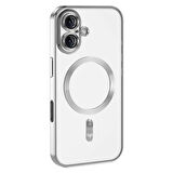 Apple İphone 16 Kılıf Kross Magneticsafe Kapak + Ekran koruma + Kablo Koruma 
