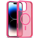 Apple İphone 16 Pro Kılıf Jota Magsafe Kenarları Renkli Tasarım Kapak