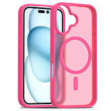 Apple İphone 16 Kılıf Jota Magsafe Kenarları Renkli Tasarım Kapak