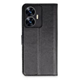 Realme C55 Kılıf Trend S Plus Kapaklı Kartlıklı Stan Olabilen Kapaklı Kılıf