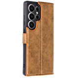 Samsung Galaxy S25 Ultra Kılıf Trend S Plus Kapaklı Kartlıklı Stan Olabilen Kapaklı Kılıf