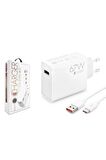 Xiaomi 13 Ultra Şarj Aleti Uyumlu SG51 67 Watt Hızlı Turbo Ev Tipi Şarj Aleti
