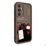 Samsung Galaxy S24 Kılıf Kamera Korumalı Baskılı Arka Yüzey Klas Silikon Kapak + Ekran Koruma