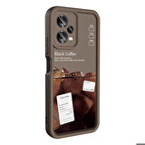 Xiaomi Redmi Note 12 5G Kılıf Kamera Korumalı Baskılı Arka Yüzey Klas Silikon Kapak + Ekran Koruma