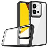 Vivo Y35 Kılıf Buton Ve Kamera Korumalı Flora Silikon Kapak