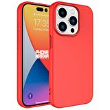 Apple iPhone 15 Pro Max Kılıf LSR Lansman İçi Kadife Silikon Kapak