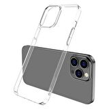 Apple iPhone 15 Pro Kılıf Vonn Sert Şeffaf Kapak