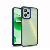 Realme C35 Kılıf Buton Ve Kamera Korumalı Flora Silikon Kapak