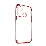 Realme C3 Kılıf Dört Köşeli Lazer Silikon Kapak
