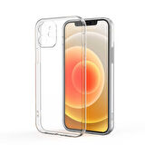 Apple iPhone 12 Uyumlu Kılıf Süper Silikon Ultra İnce Kapak