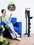 Dyson Bütün V Serileri ve Gen5 ile Uyumlu Universal Süpürge Standı Tetik ve Magnet Hediyeli