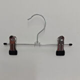 12 Adet Mandallı Çocuk Pantolon Askısı 19,5 cm