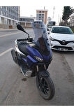 Aprilia SR GT 200 Ön cam 2021 2024 Model Yılı 58cm Açıkfüme Renk 4mm Uzun Geniş Cam