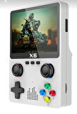 X6 Oyun Konsolu Yeni Nesil El Atarisi 10.000+ Oyun IPS Net Ekran Mp3/mp4/video Gamepad