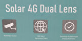 İnox 3+3 Mp Çift Kameralı 4g Solar Sim Kartlı Ip Kamera