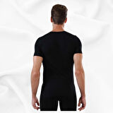 Erkek Basic Slim Fit %100 Pamuk V Yaka Tekli Kısa Kollu Atlet 