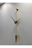 Arrow Minimalist ( Büyük Boy 90 Cm ) - Metal Duvar Saati , Modern Dekoratif Metal Duvar Saati
