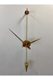 Arrow Minimalist ( Büyük Boy 90 Cm ) - Metal Duvar Saati , Modern Dekoratif Metal Duvar Saati