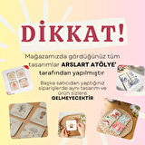 Bebek Hediyeliği, Baby Shower, Kişiye Özel Doğal Meyve Desenli Taş Bardak Altlığı - 20 Adet