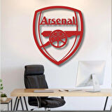 Kırmızı Arsenal Dekoratif dekor tablo 