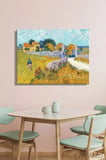 Tablo Yatay Kanvas Tekli Salon Mutfak Yatak Odası Ofis Vincent Van Gogh - Çiftlik Evi