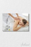 Yatay Tekli Kanvas Duvar Tablosu Modern Salon Yatak Odası Ofis SPA Masaj Salonu Relaks