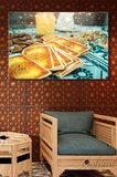 Yatay Tekli Kanvas Duvar Tablosu Modern Salon Mutfak Yatak Odası Ofis Tarot Kartları Spiritüel Astroloji İş