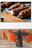 Yatay Kanvas Duvar Tablosu Tekli Lokanta Kafe Restoran Mutfak Sokak Lezzeti Et