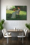 Yatay Kanvas Duvar Tablosu Salon Yatak Odası Ofis Winslow Homer The Butterfly Kelebek