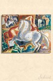 Duvar Tablosu Yatay Kanvas Tekli Salon Mutfak Yatak Odası Ofis Horses At Soyut Modern