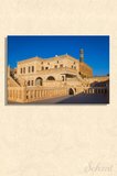 Yatay Kanvas Duvar Tablosu Tekli Salon Mutfak Yatak Odası Ofis Mardin Midyat Konuk Evi Tarih