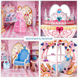Nessiworld CubicFun Prenses Gizli Bahçe Şatosu 3D Puzzle