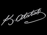 Atatürk İmzası Sticker 30 x 9 cm