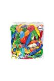 Atom Punch Balon Lastikli Baskısız 100 lü Paket
