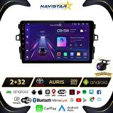 Toyota Auris 2006-2012 Model 2+32GB Android 13 Kablosuz Carplay Navigasyon Multimedya Sistemi 