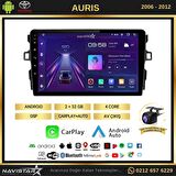 Toyota Auris 2006-2012 Model 2+32GB Android 13 Kablosuz Carplay Navigasyon Multimedya Sistemi 