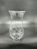 AVİZE LAMBA CAMI.KÜÇÜK,ŞEFFAF,DEKORLU (E.14) (Alt çap:4.50cm-h:17.50cm)Mum ampule göre.