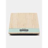 Ahşap Lüks Dijital Ekranlı 15 Kg 1 Gr Hassas Elektronik Mutfak Terazisi