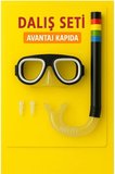 Maske-Şnorkel-Kulak Tıkacı Çocuk 3'lü Set Orjinal Kutulu 3-6 Yaş