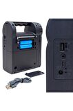 USB/SD/FM/BLUETOOTH DESTEKLİ FENERLİ TAŞINABİLİR HOPARLÖR FP-26 (K246)