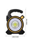 Axe Tools Su Geçirmez Beyaz Cob Ledli Kamp Lambası Kpf660447981