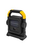 DEXTER POWERMASTER HC-7078-C 3 ÇALIŞMA MODLU COB LEDLİ SOLAR TAŞINABİLİR ŞARJLI SOLAR LAMBA