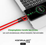 Realme C11 C12 C15 C2 C20 C3 Şarj Kablosu Micro USB Yassı 1Metre 2.4A