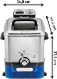 Tefal FR8040 Oleoclean Pro Inox Fritöz & Design 3.5 L 2300 W
