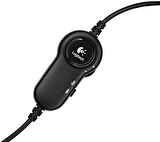 Logitech H151 Kablolu Stereo Kulak Üstü Mikrofonlu Kulaklık, 3.5 mm Jak Girişi, Kablo Üzeri Kontrol Özelliği, Siyah OUTLET