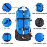 Mobihome Hiking 35 lt Su Geçirmez Outdoor Sırt Çantası Mavi